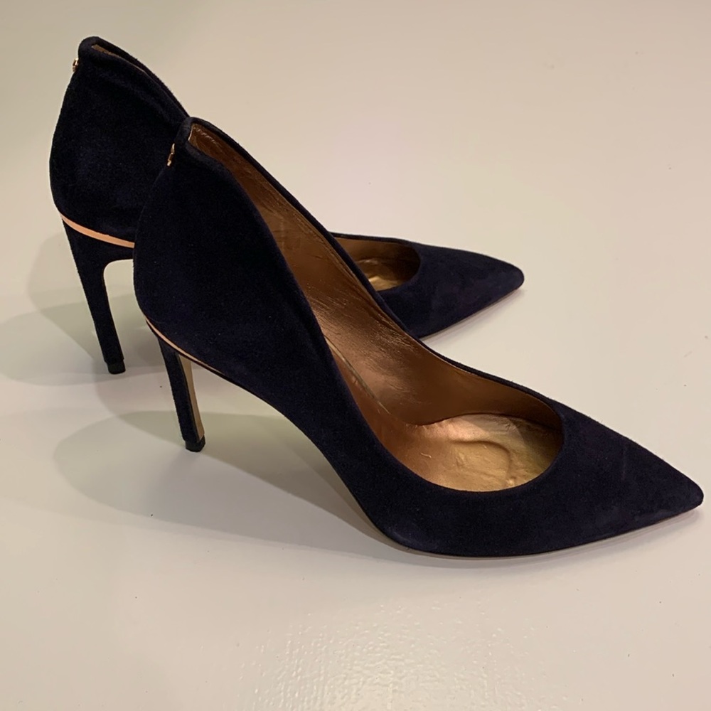 Ted Baker black, suede heels